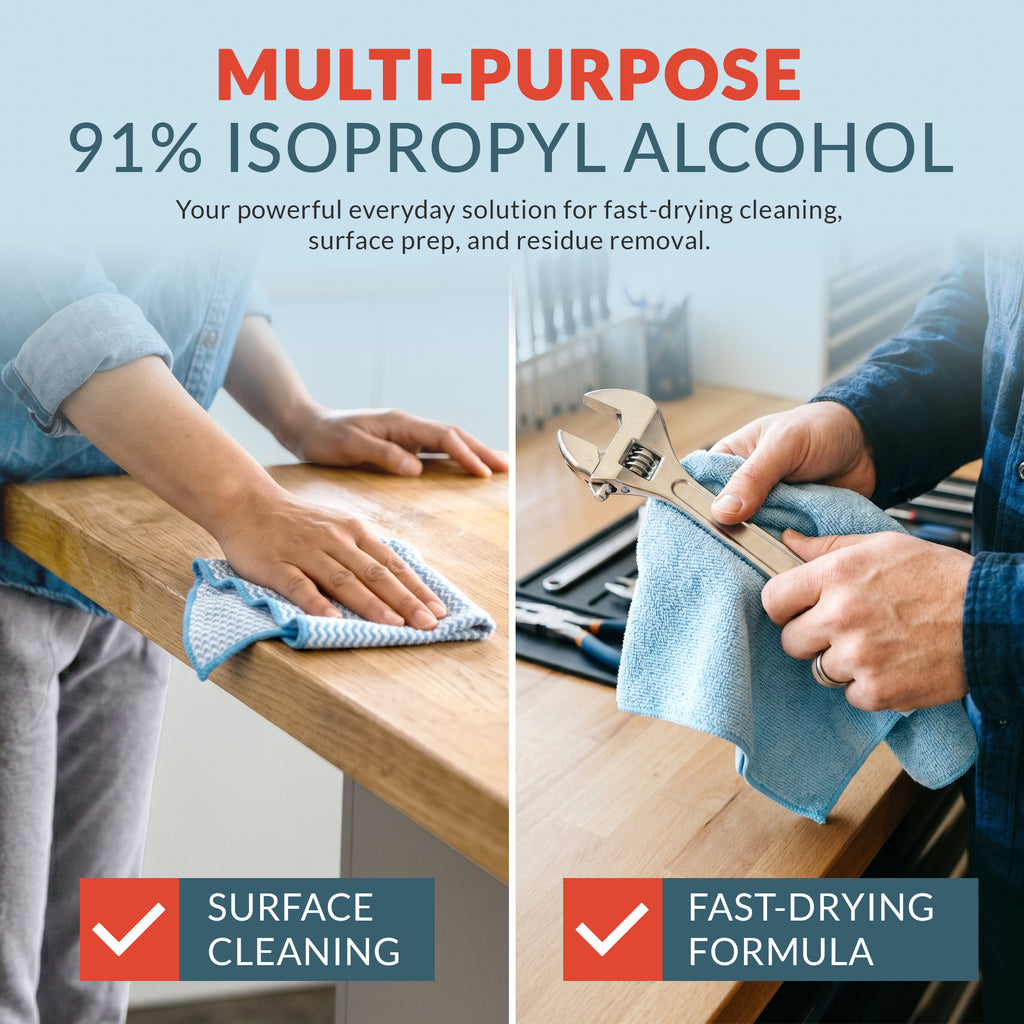 Isopropyl Alcohol 91% 16 oz