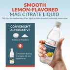 Epic Medical Supply Magnesium Citrate 10 fl oz – Lemon Flavor - Liquid Saline Laxative – for Occasional Constipation Support