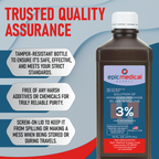 Hydrogen Peroxide Solution 3% USP - 16 oz First Aid Antiseptic
