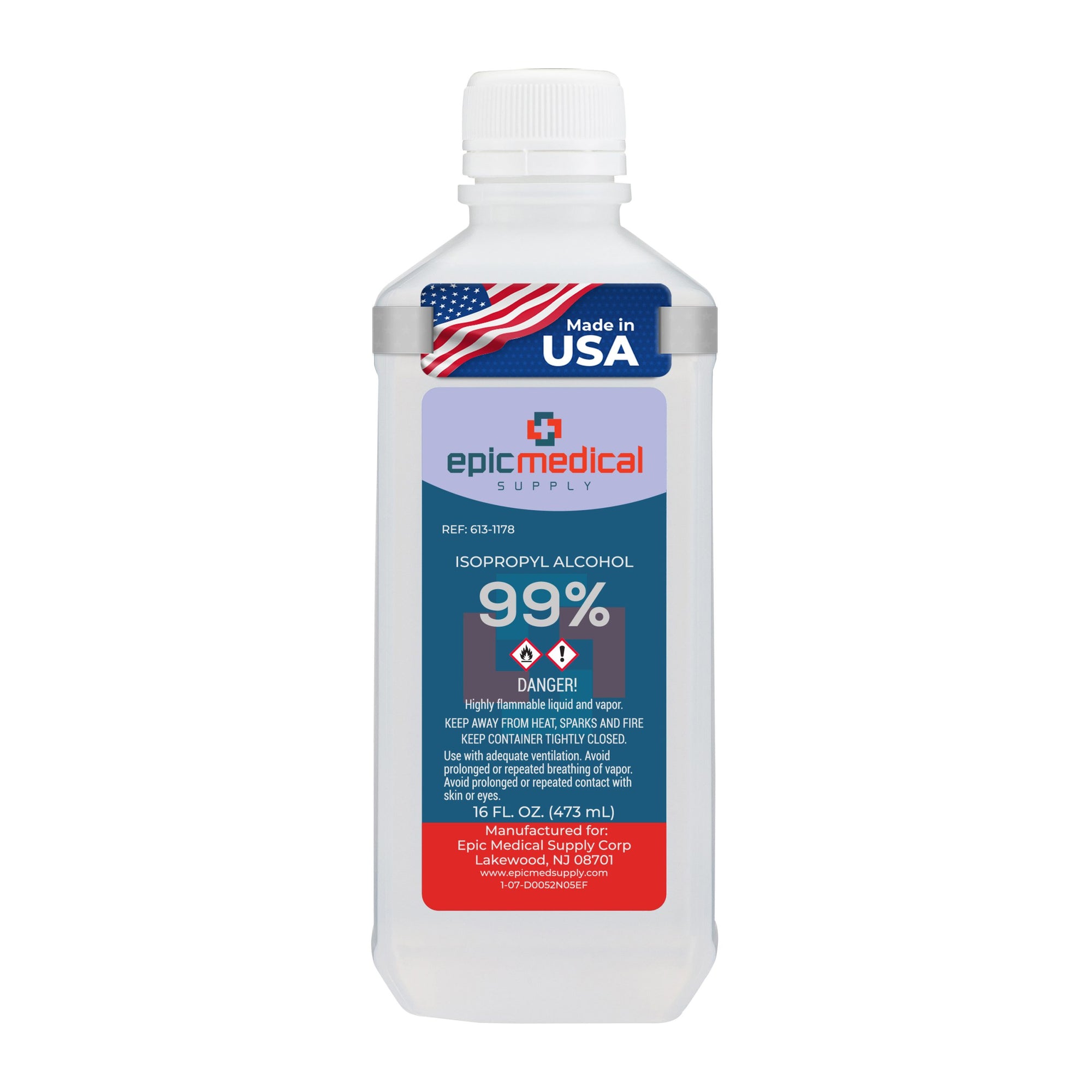 Isopropyl Alcohol 99% 16 oz