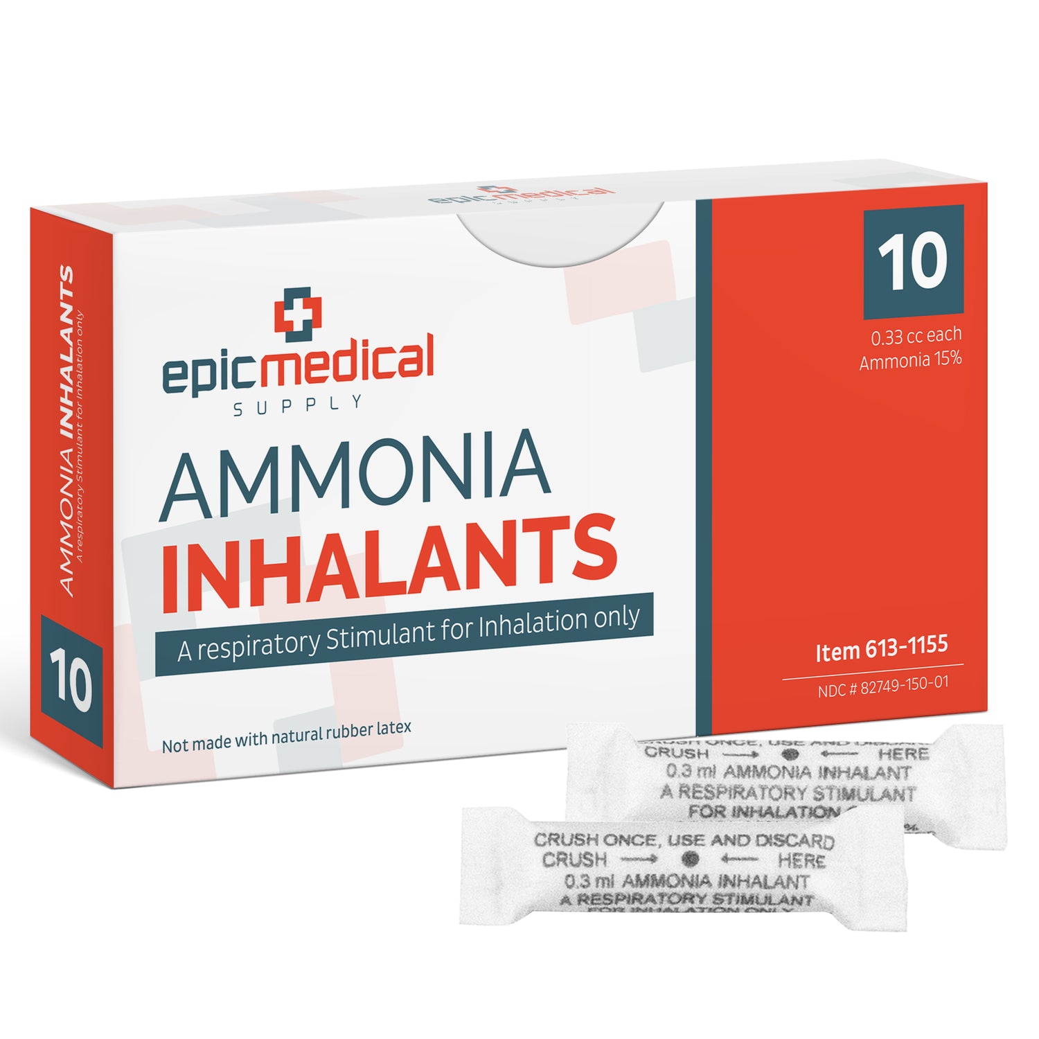 Ammonia Inhalants 10/bx