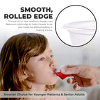 Disposable, Graduated, Plastic Medicine Cups with Liquid Measuring, 1 oz, 100 Count