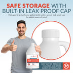 12% Food Grade Hydrogen Peroxide – Ultra-Concentrated H2O2 Peroxide Cleaner – 1 Gallon Bottle