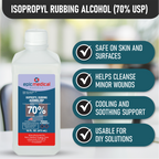 Isopropyl Rubbing Alcohol 70% USP 16 oz