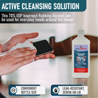 Isopropyl Rubbing Alcohol 70% USP 32 oz