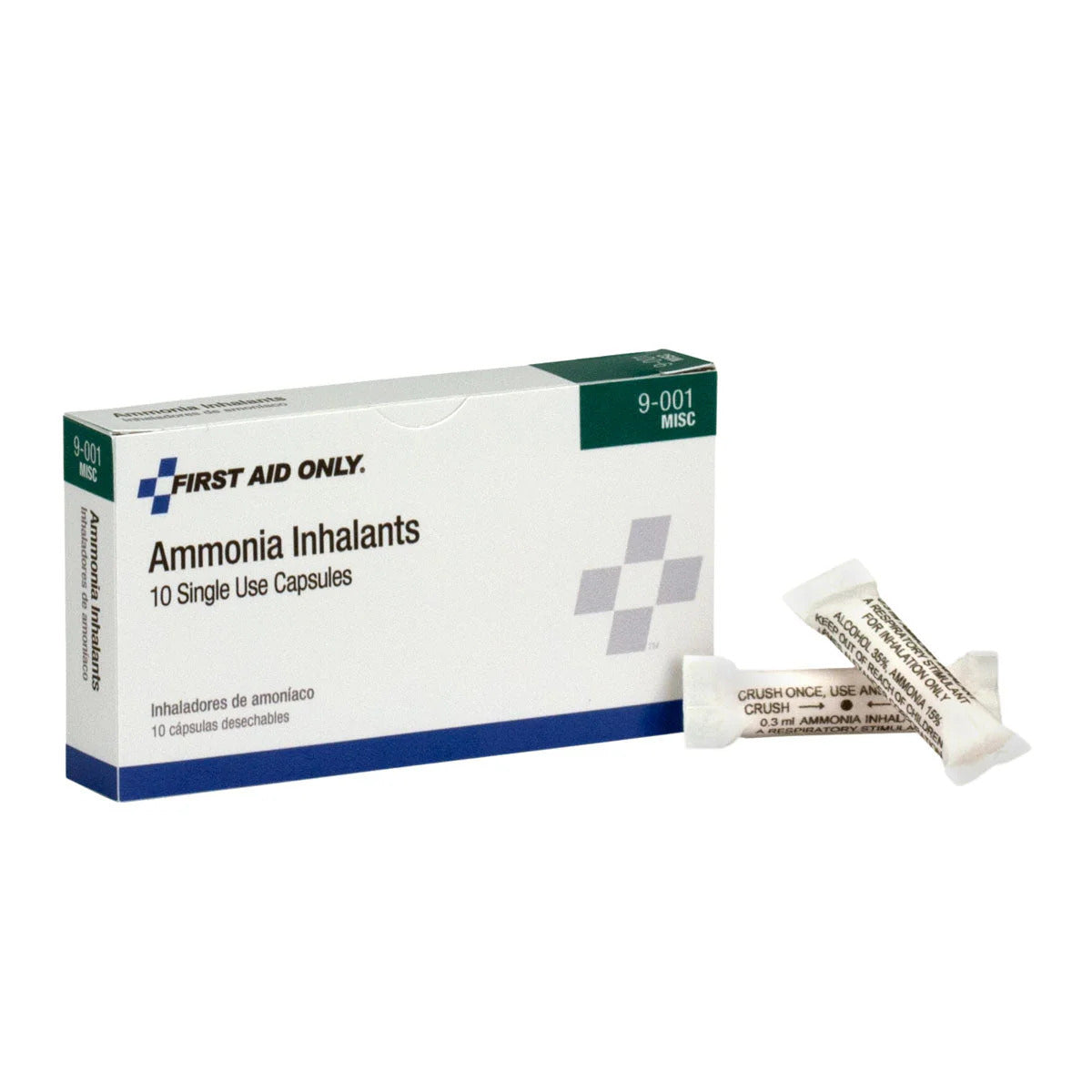 Ammonia Inhalants, 10 Per Box
